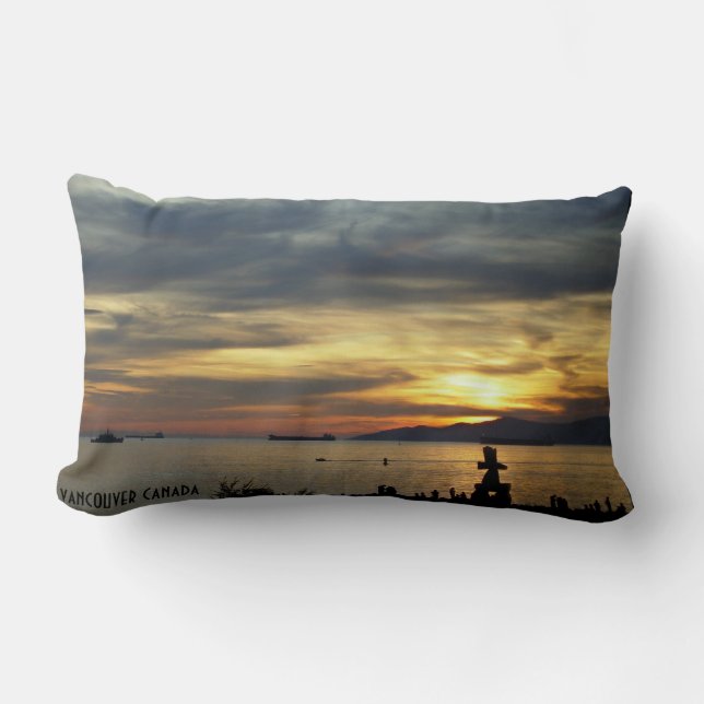 Vancouver Souvenir Coussin Vancouver Seascape Cade (Recto)