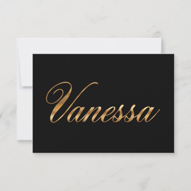Vanessa gold Design Lettering (Devant)