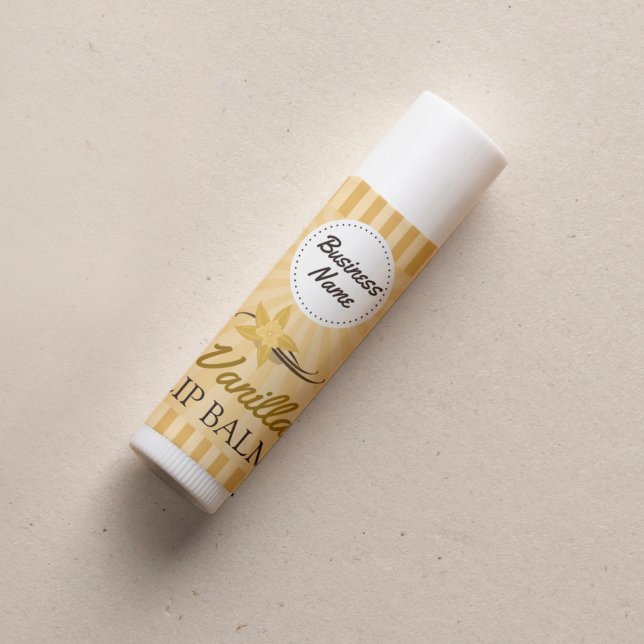 Vanilla Gold - Étiquette de bain à lèvres - Carré  (Créateur téléchargé)