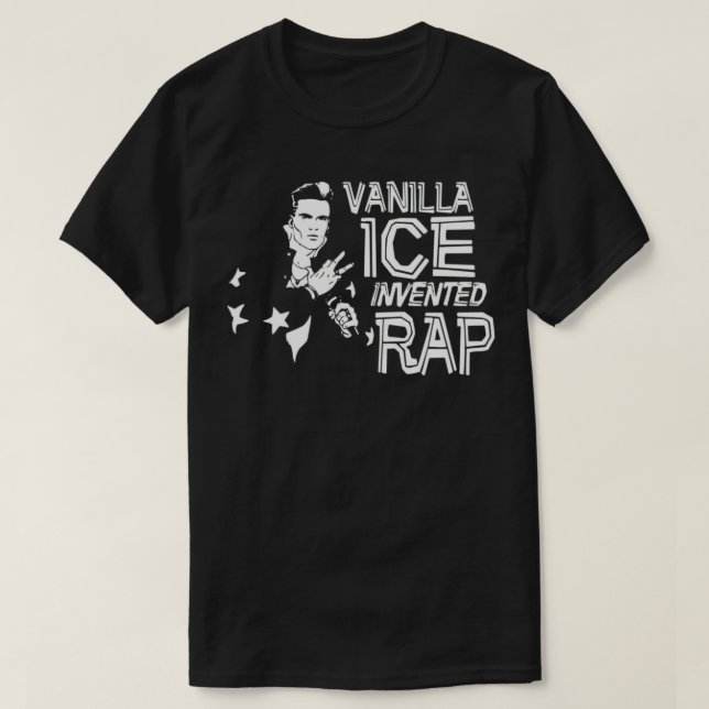 Vanilla Ice Invented Rap Essential T-Shirt (Design devant)