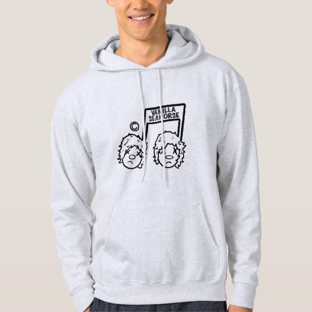 Vanilla Seahorse sweat - shirt à capuche (Devant)