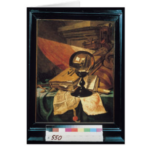 Vanitas avec de la boule de cristal