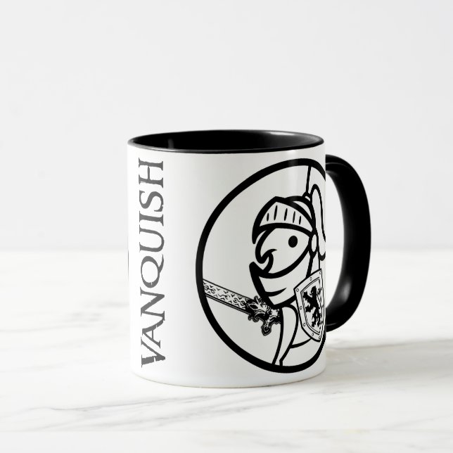 Vanquish FNF "Donnez-vous un..." Mug de café 11oz (Devant droit)
