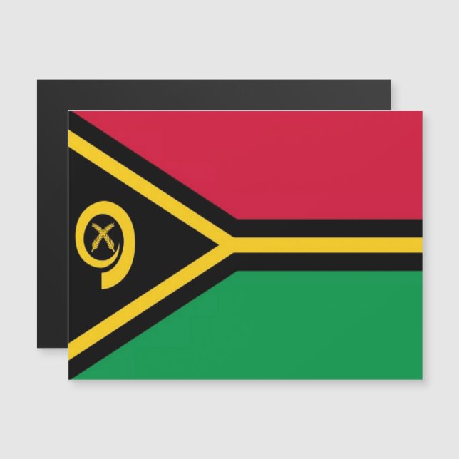 Vanuatu - Drapeau (Devant / Derrière)
