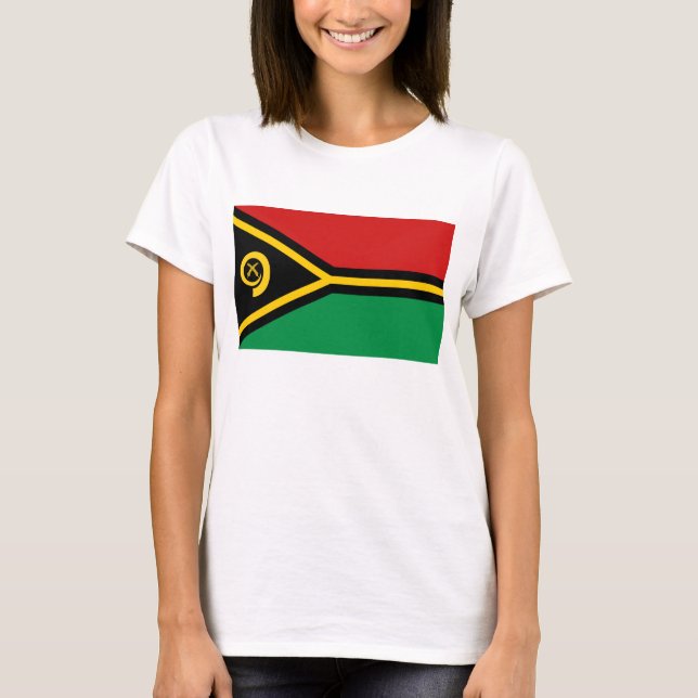 Vanuatu Drapeau x Carte T-shirt (Devant)