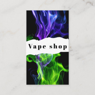 Vape Shop Fumer Carte de visite de cigarettes