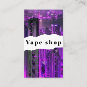 Vape Shop Fumer Carte de visite de cigarettes