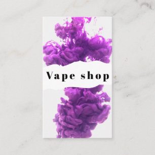 Vape Shop Fumer Carte de visite de cigarettes