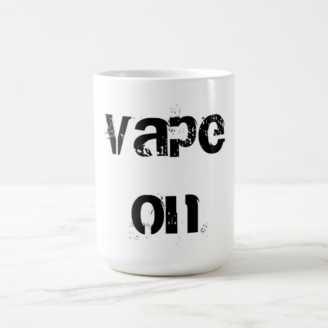 Vape sur la tasse de café (Centre)
