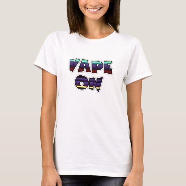 Vape Sur T-shirt Pro-Vaping (Devant)