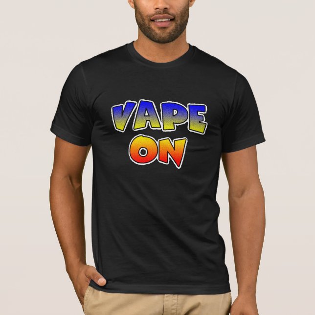 Vape Sur T-shirt Pro-Vaping (Devant)