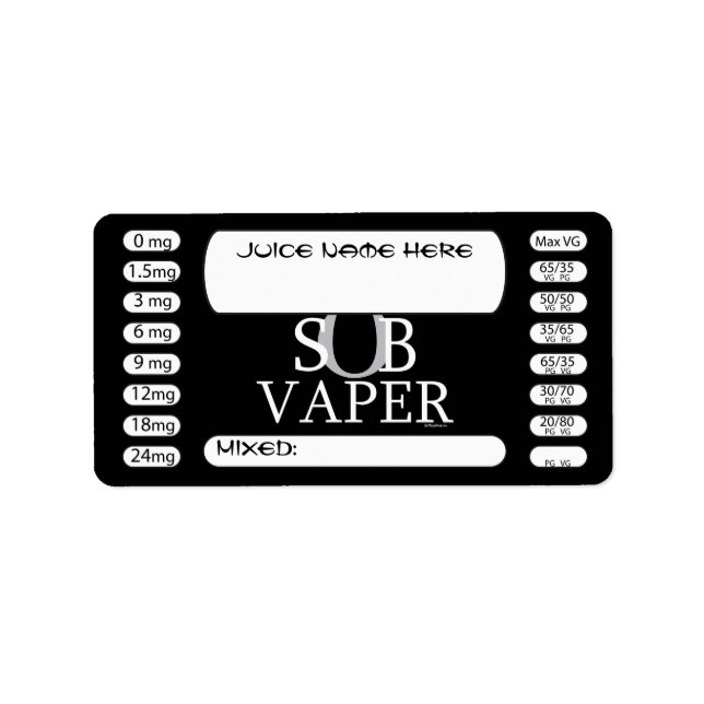 Vapeur | do-it-yourself sous-couche de Étiquette J (Devant)