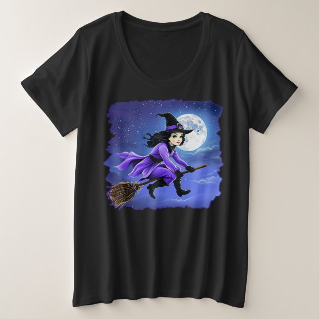 Vapeur d'un balai - Wicca Halloween 1 (Design devant)