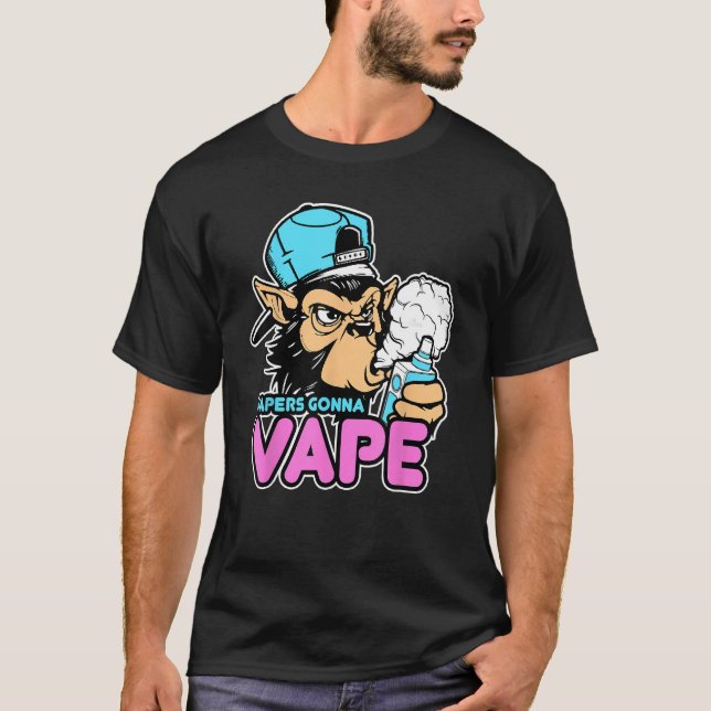Vapeurs Vape Gorilla T-Shirt Vape Tee (Devant)