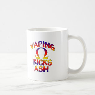 Vaping donne un coup de pied des tasses de tasses