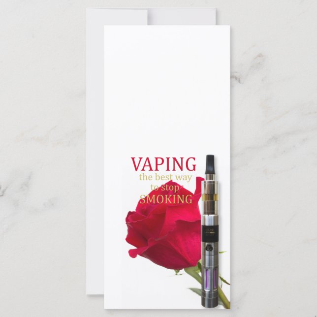 Vaping est le meilleur moyen d'arrêter de fumer (Devant)