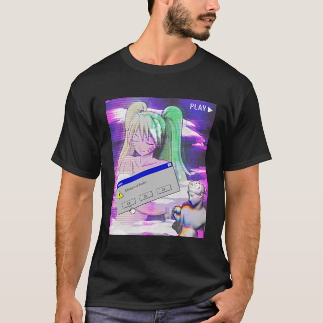Vaporwave esthétique japonaise Style Anime Sweat - (Devant)