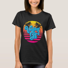 Vaporwave Valley Girl Dark T-shirt