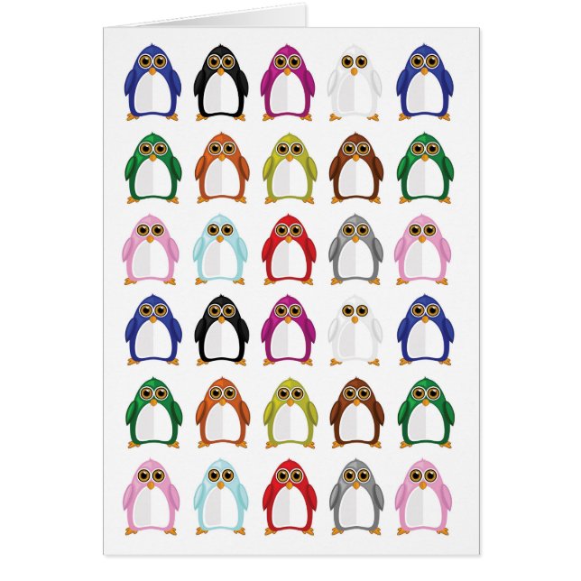 Variété de pingouin (Devant)