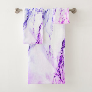 Variété de violets et aspect marbre à veines bleuâ