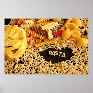 various pasta poster