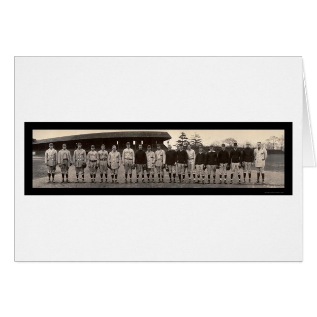 Varsity Baseball Yale Photo 1910 (Devant horizontal)