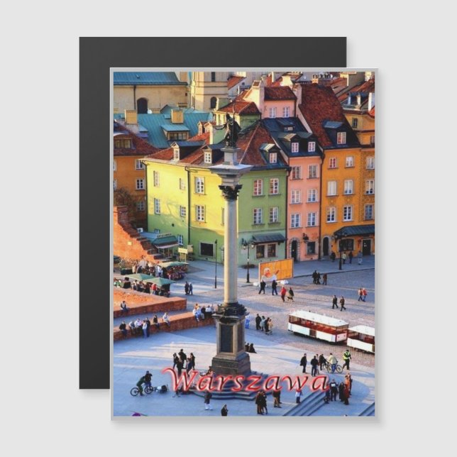 Varsovie - Colonne de Sigismund - Pologne - (Devant / Derrière)