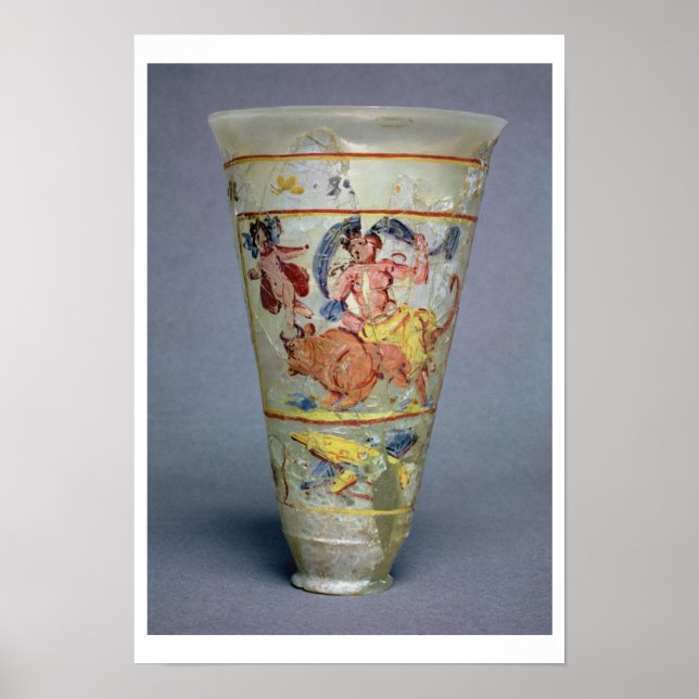 Vase à la décoration peinte représentant Europa et (Devant)