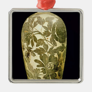 Vase à Mei P'ing avec une décoration florale noi