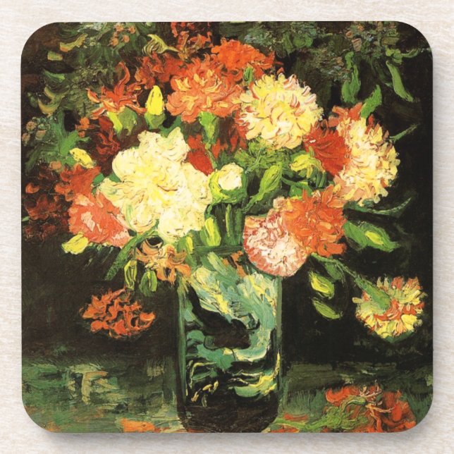 Vase à Van Gogh avec des dessous de verre (Devant)