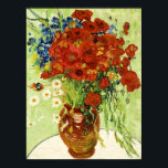 Vase avec Cornflowers et Popies Poster<br><div class="desc">Vincent van Gogh (1853-1890) - Vase avec des fleurs de cornouille et des pavots, juin 1890, huile sur toile. Van Gogh a vendu pour 61, 8 millions de dollars la vie morte florale de Sotheby's Impressionist and Modern Art soirée sale, le 4 novembre 2014, New York. Emplacement actuel Collection privée....</div>