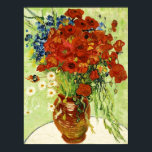 Vase avec Cornflowers et Popies Poster<br><div class="desc">Vincent van Gogh (1853-1890) - Vase avec des fleurs de cornouille et des pavots, juin 1890, huile sur toile. Van Gogh a vendu pour 61, 8 millions de dollars la vie morte florale de Sotheby's Impressionist and Modern Art soirée sale, le 4 novembre 2014, New York. Emplacement actuel Collection privée....</div>