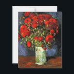 Vase avec des pavots rouges par Vincent van Gogh I<br><div class="desc">Vase with Red Poppies de Vincent van Gogh est un post impressionnisme d'art vintage encore vie fleuri peinture nature. Un beau bouquet de fleurs de pavot rouge fleuri du jardin dans un vase. Cette Saint-Valentin vous dit Je t'aime avec des fleurs qui vont dernier une vie. À propos de l'artiste...</div>