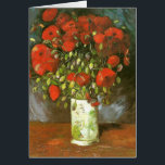 Vase Avec Des Pépites Rouges (F279) Van Gogh Art<br><div class="desc">Still Life : Vase with Red Poppies, Vincent van Gogh, Paris Été 1886. Huile sur toile, 56 x 46, 5 cm. Wadsworth Atheneum, Hartford, Connecticut, États-Unis. F 279, JH 1104 Vincent Willem van Gogh (30 mars 1853 - 29 juillet 1890) était un artiste postimpressionniste néerlandais. Certaines de ses peintures sont...</div>