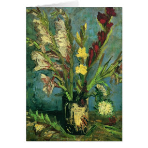 Vase avec Gladioli (F248a) Van Gogh Art