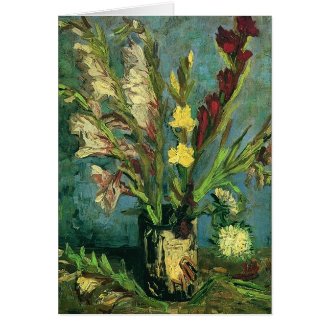 Vase avec Gladioli (F248a) Van Gogh Art (Devant)
