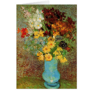 Vase avec marguerites et anémones par Vincent van