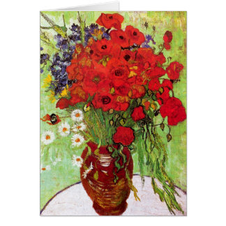 Vase avec marguerites et pavois, Van Gogh