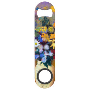 Vase blanc avec fleurs Odilon Redon