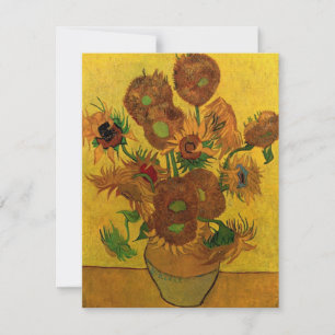Vase de fleurs avec 15 tournesols Vincent van Gogh