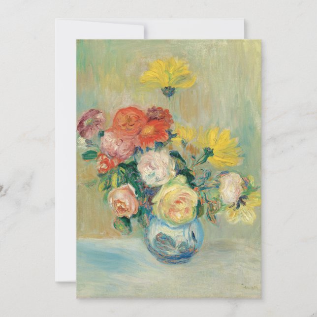 Vase des Roses et Dahlias | Renoir (Devant)
