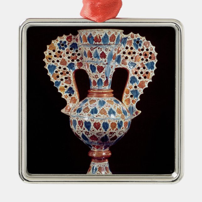 vase Étain-vitré avec la décoration de lustre (Devant)