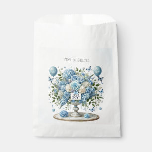 Vase Flore Bleu Blanc Favoriser Sacs