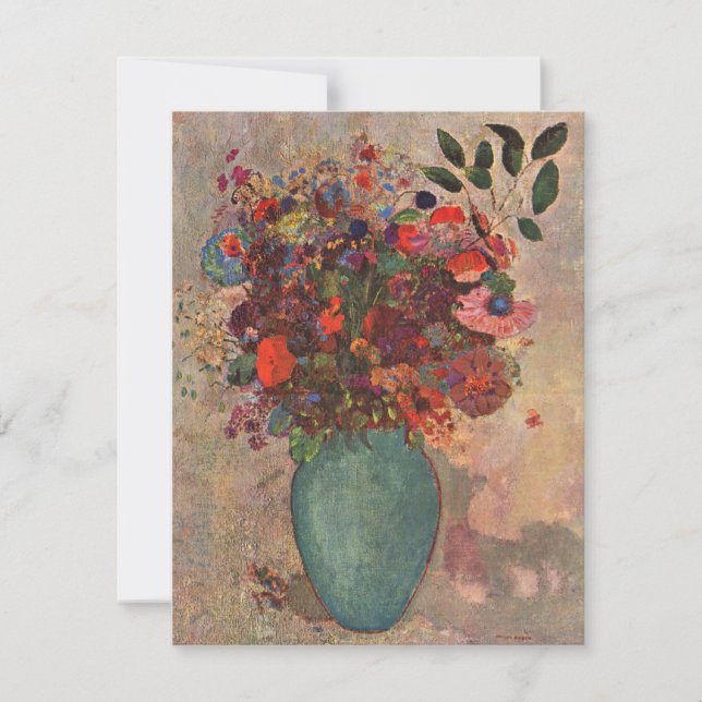 Vase turque par Odilon Redon, Fleurs Vintages Art (Devant)