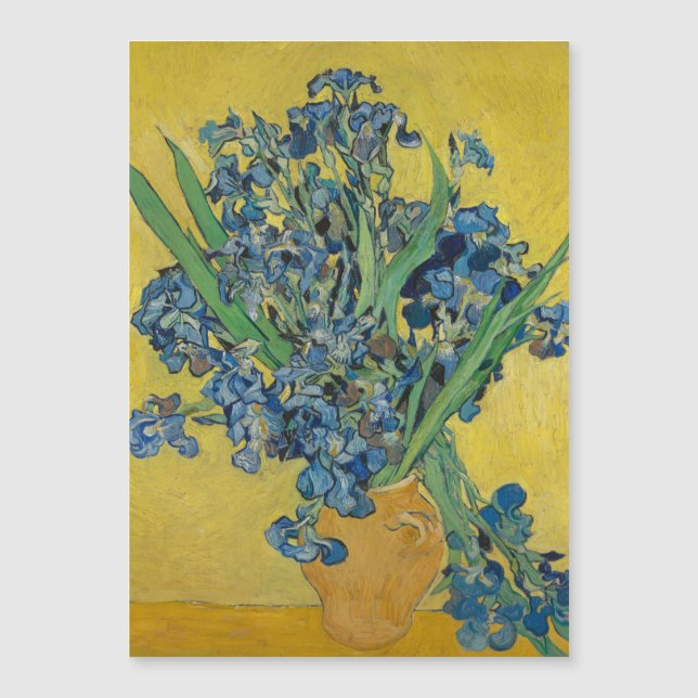 Vase Van Gogh avec Iris Classic Impressionnisme (Devant)