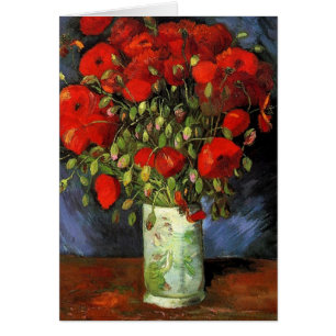 Vase with Red Poppies, Vincent van Gogh