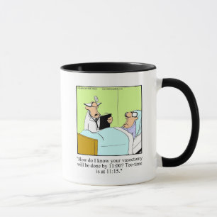 Vasectomie / Humour de golf cadeau Mug