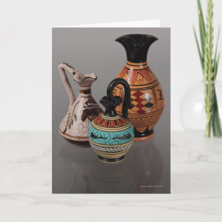 Vases grecques personnalisables vierges Carte de v