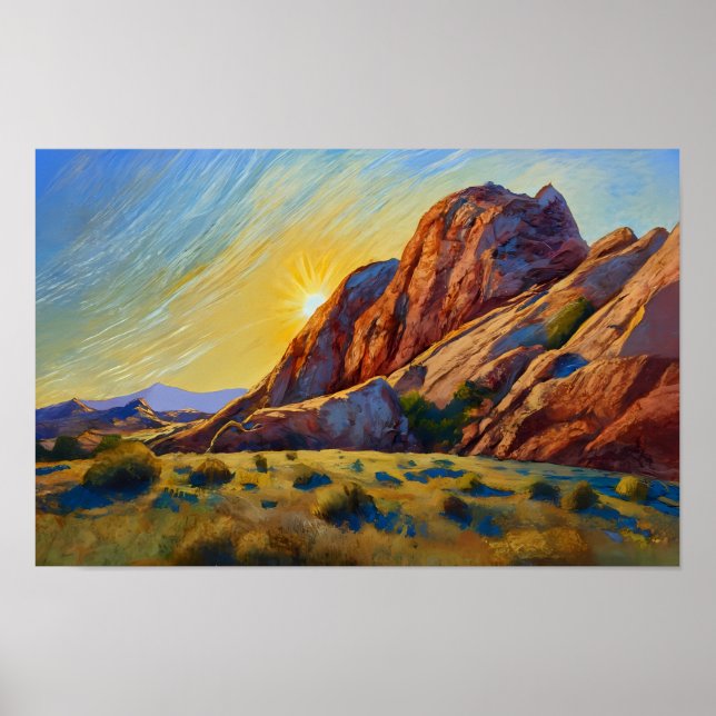 Vasquez Rocks - Affiche (Devant)