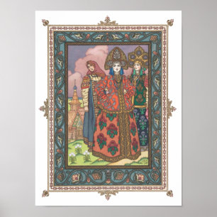 Vassilissa la belle affiche russe de Folktale